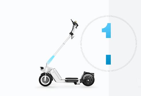 Y Airwheel Z5 de dos ruedas scooter eléctrico se ha convertido en un scooter ideal para la actividad de las carreras de scooters urbanos.